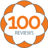 netgalley 100 reviews badge
